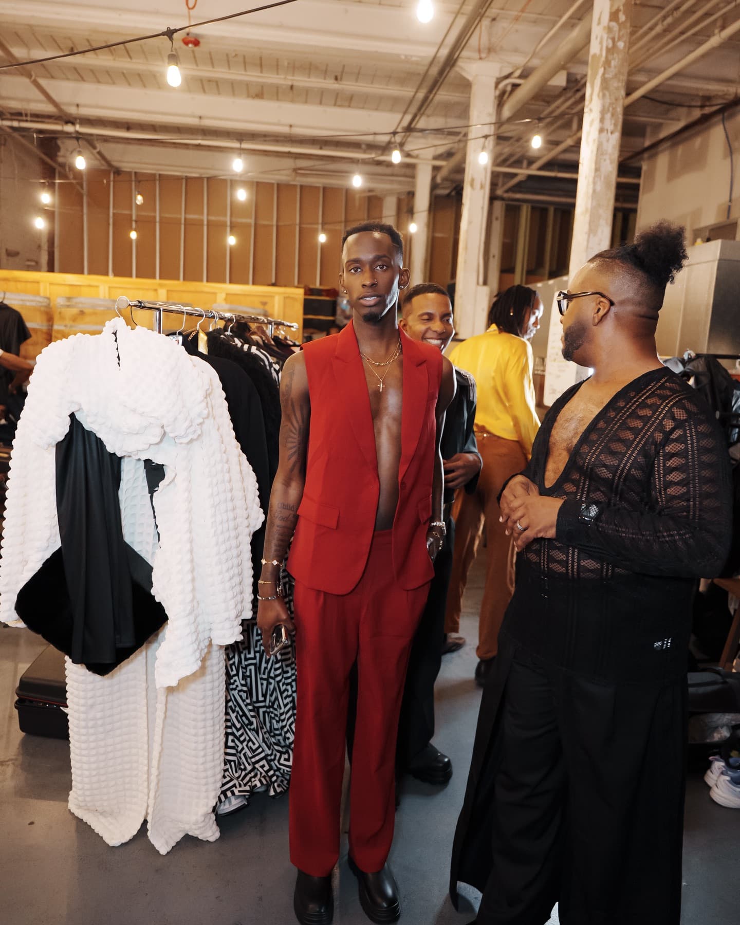 Backstage look