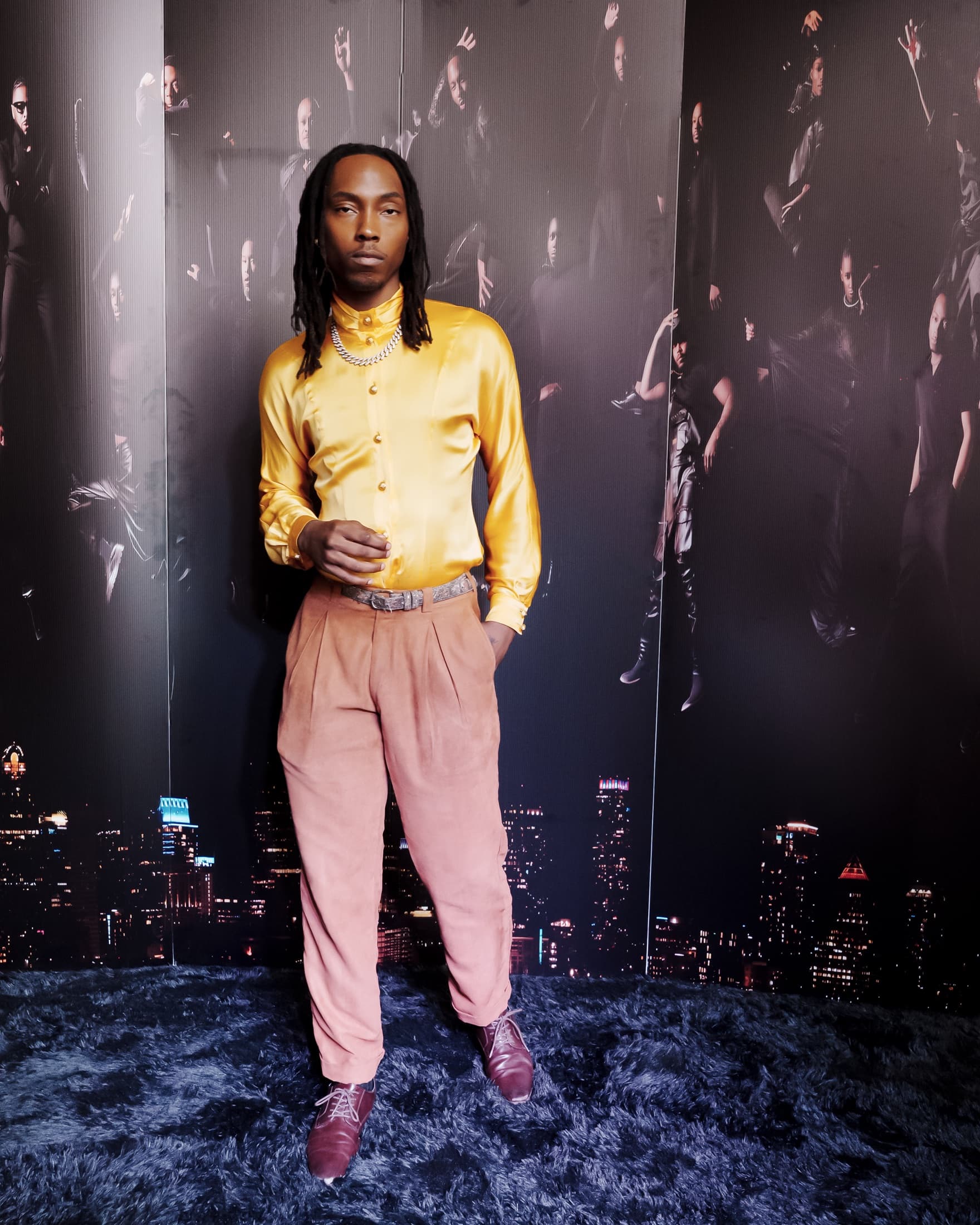 A Sharp Gentleman in mustard and pink